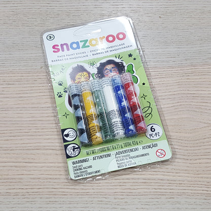 Snazaroo Face Painting Sticks (6 colors)
