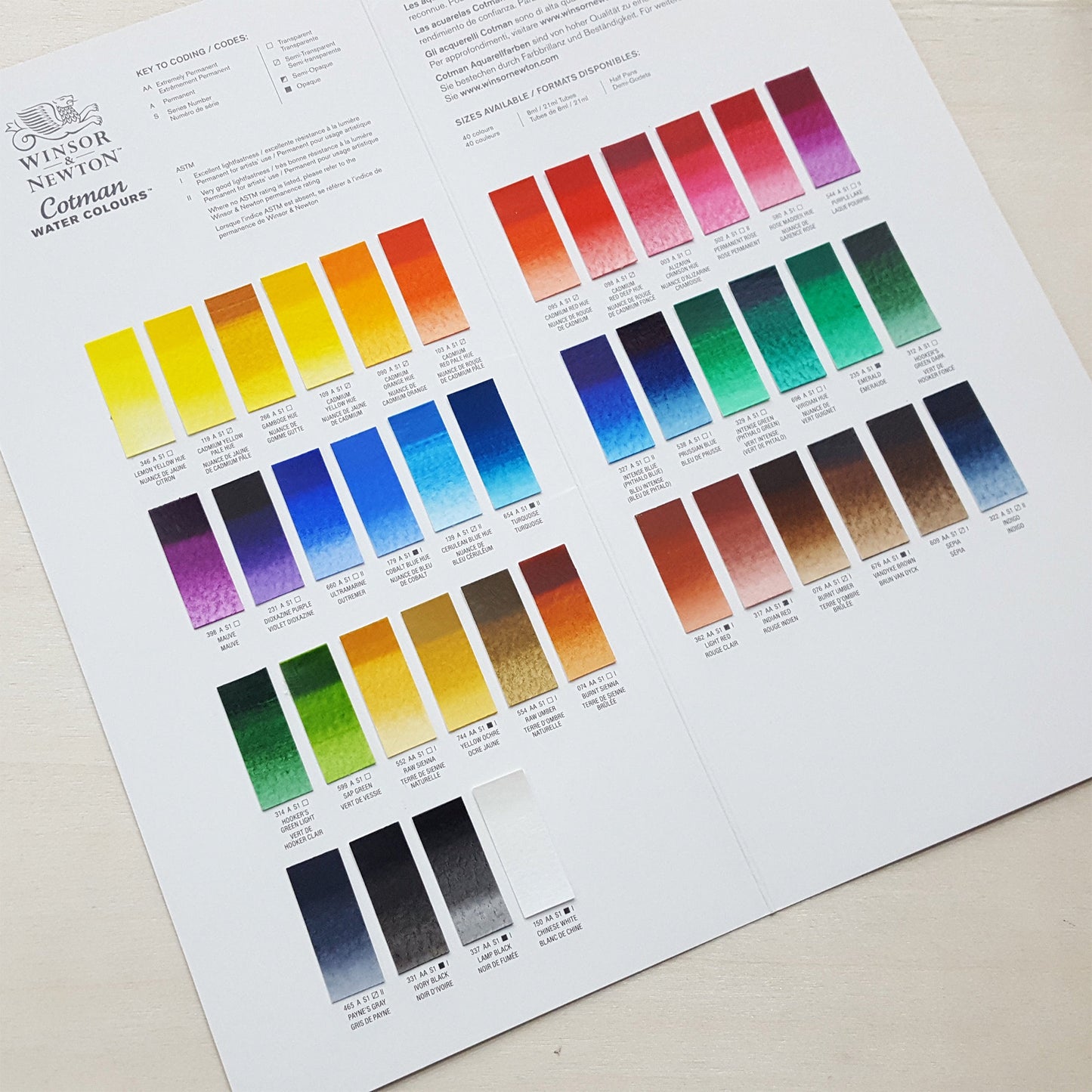 Winsor & Newton 溫莎牛頓COTMAN水彩21ml