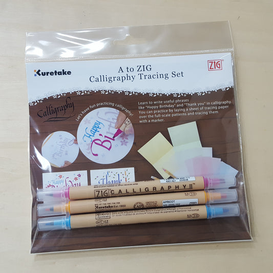 ZIG Calligraphy Tracing Set