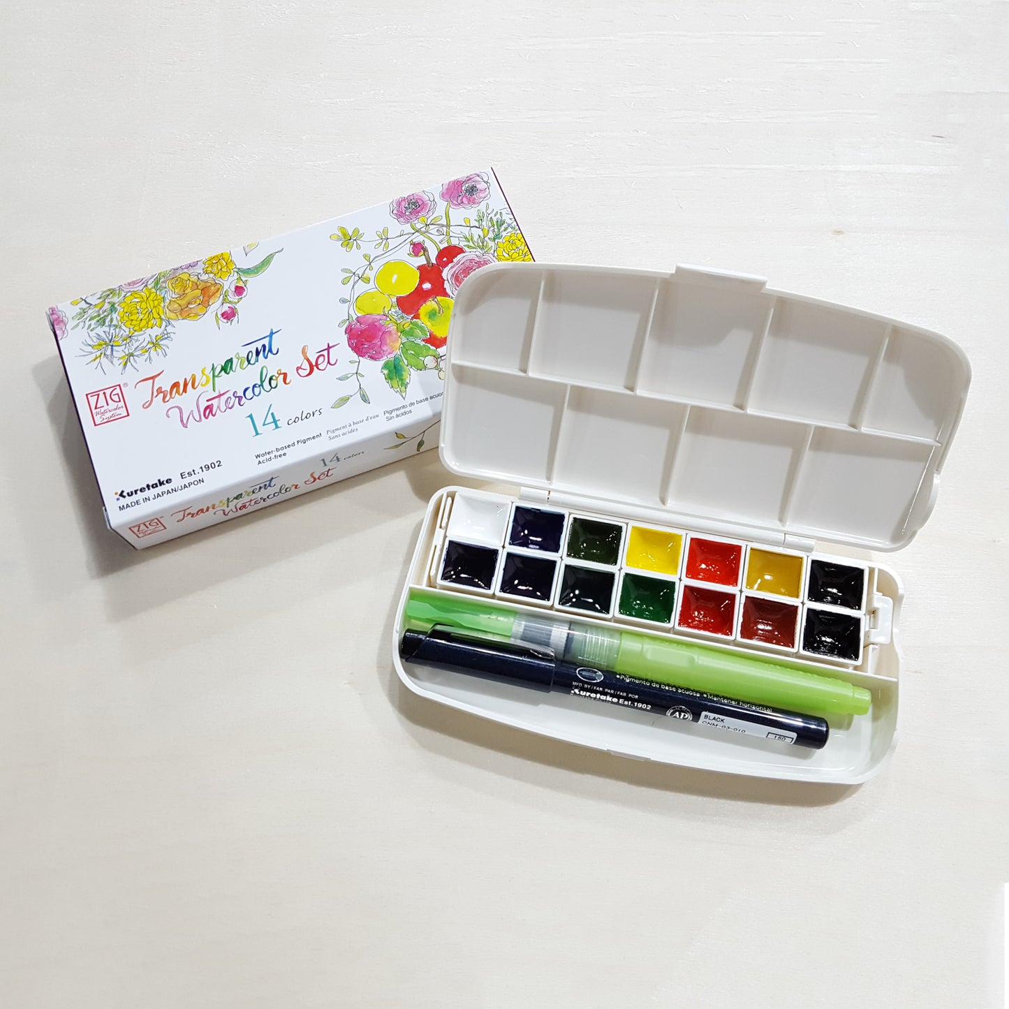 ZIG Transparent Watercolor Set 14 Col