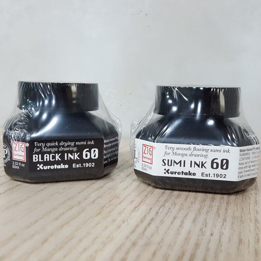 ZIG Black INK 60 黑色（快乾）