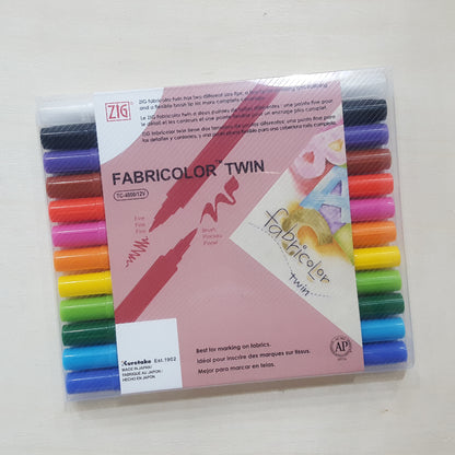 ZIG Fabricolor Twin 布繪筆