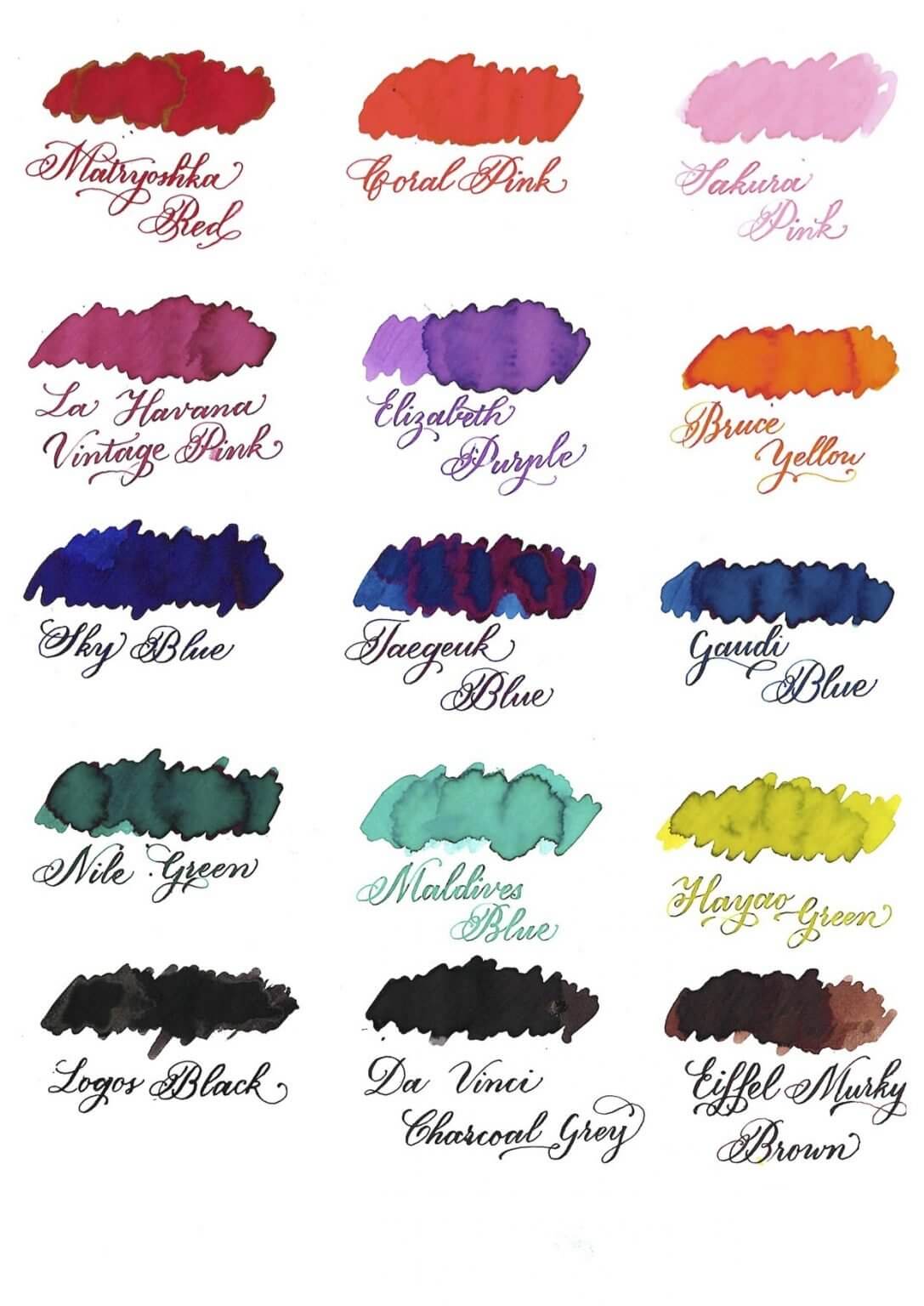 Colour and the Cities Limited Edition Set 墨水套裝