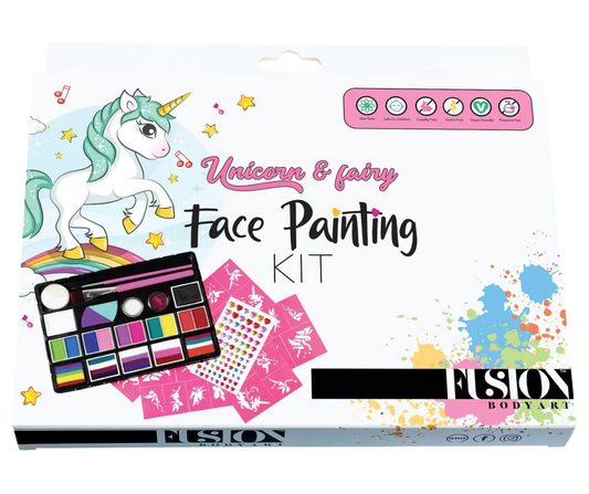 Unicorn & Fairy Face Painting Kit (12C)