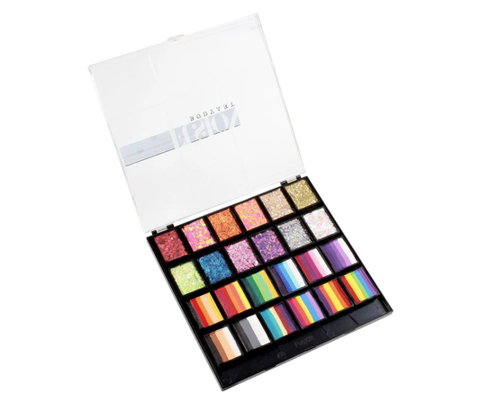 One Stroke & Glitter Cream | Rainbow Party 24c