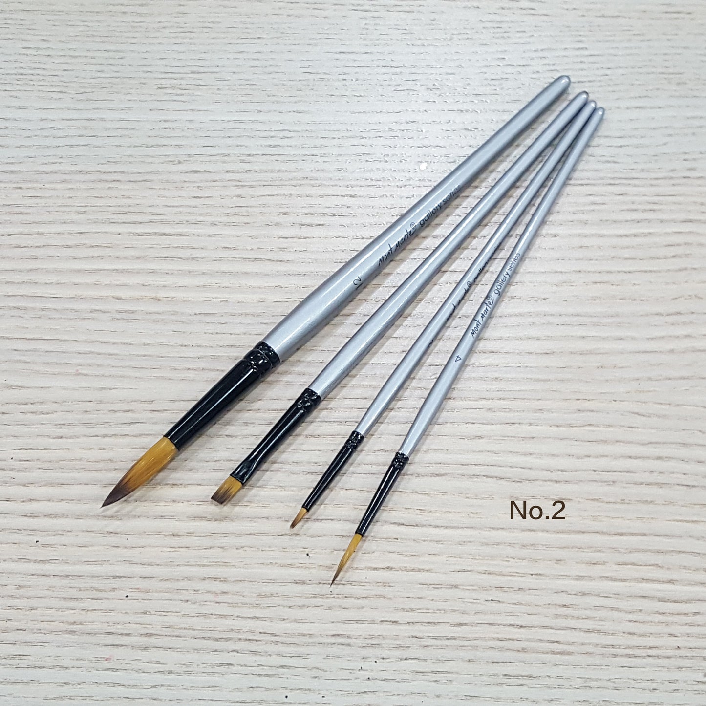 Mont Marte Acrylic Brush Set 塑膠彩套裝筆