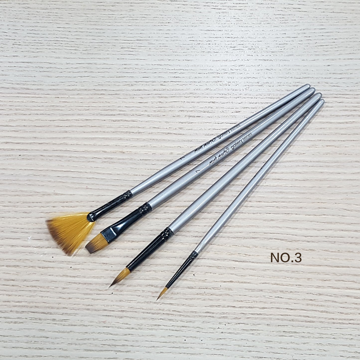 Mont Marte Acrylic Brush Set 塑膠彩套裝筆