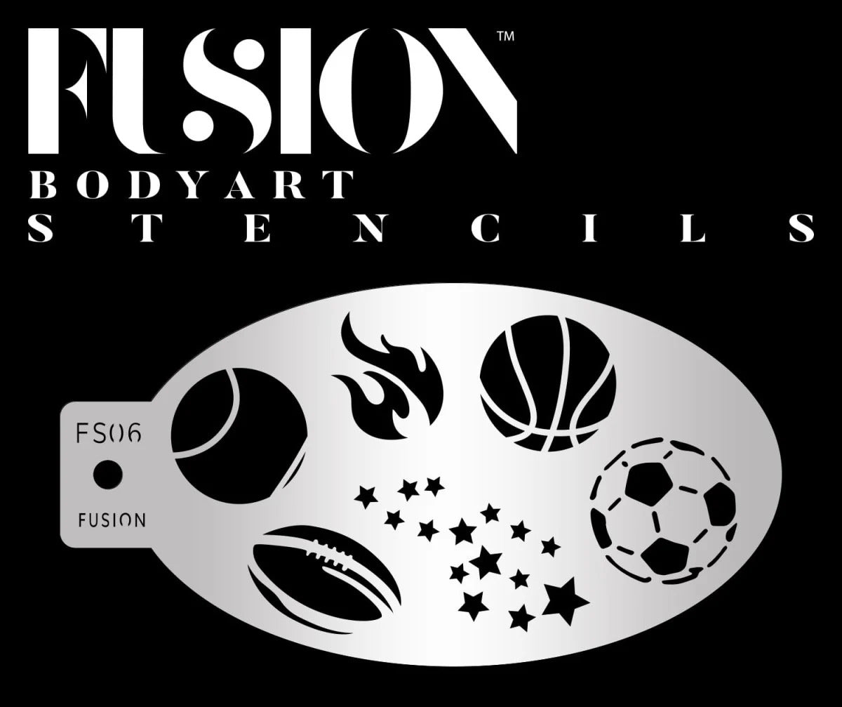 Fusion Body Art Stencil